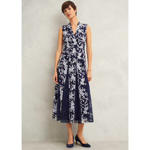 Hobbs Quin Embroidered Dress